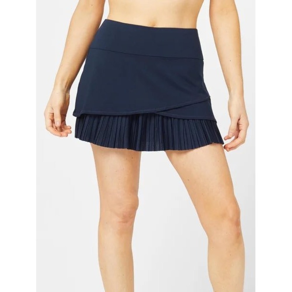 Lucky in Love Navy Blue Athletic Tennis Skort Pickleball Golf Womens Large